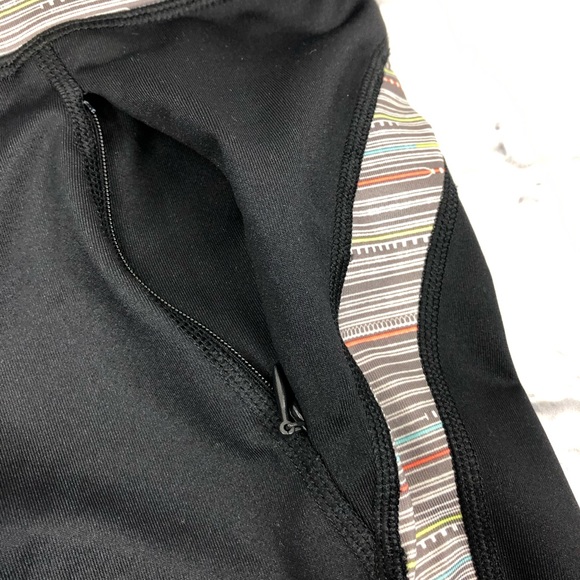 Fila Sport Running leggings crop Pants. Performance Size Small black stretch - Picture 7 of 11